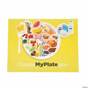 Sticker Scenes |  11″ x 8 1 2″ Choose MyPlate Paper Sticker Scenes – 12 Pc. Crafts for Kids Sticker Scenes