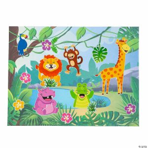 Sticker Scenes |  Zoo Sticker Scenes – 12 Pc. Crafts for Kids Sticker Scenes